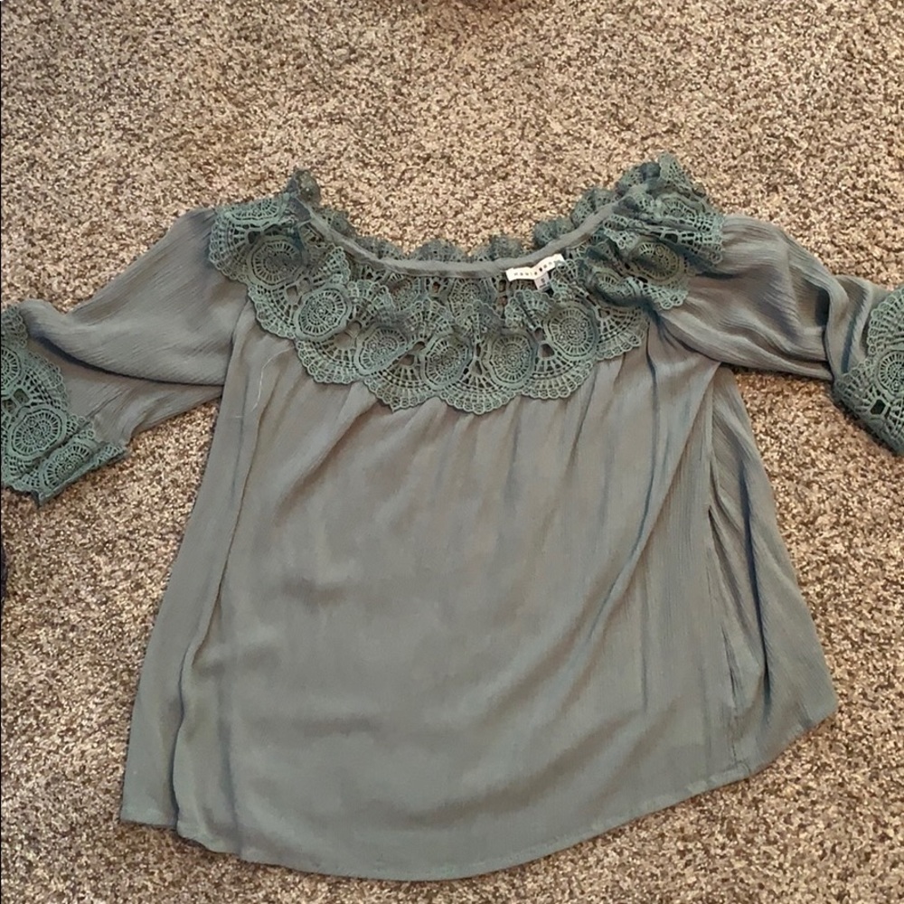Green shirt